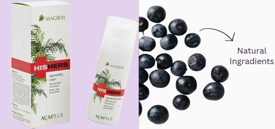 The antioxidants of acai berries for skin rejuvenation