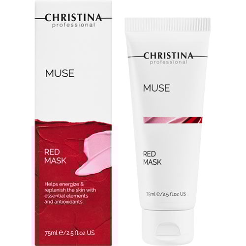 Christina Muse Red Mask exosome radiance face mask