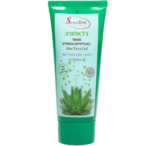 Aloe vera gel for irritated skin