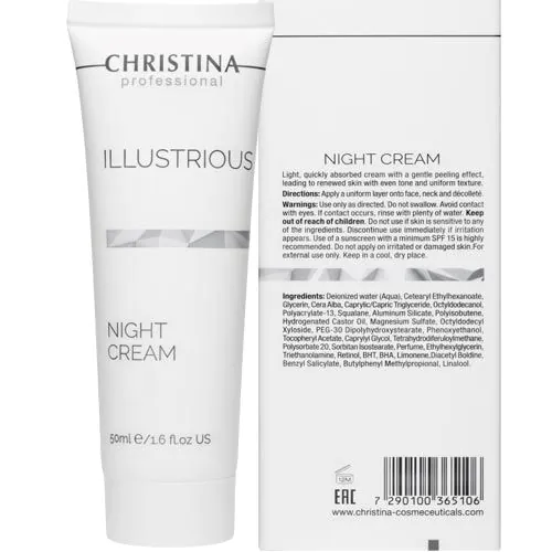 【CHRISTINA ILLUSTRIOUS】NIGHT CREAM 50ml christina-illustrious-night-