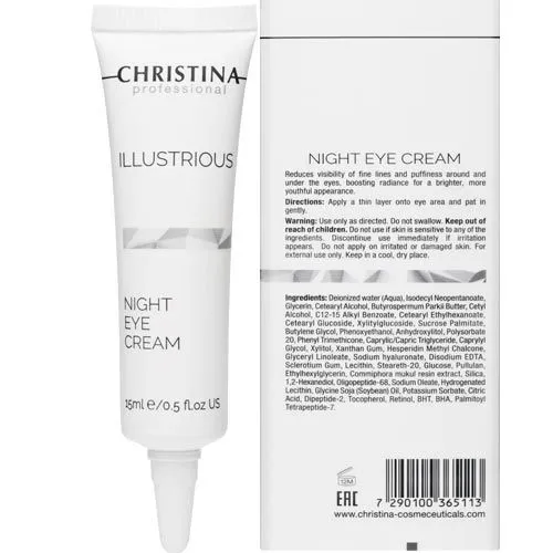 アイケア CHRISTINA ILLUSTRIOUS NIGHT EYE CREAM Night Eye Cream Illustrious Christina | FeelBe
